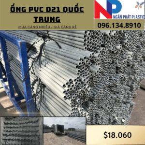 Ống Nhựa PVC D21 Quốc Trung