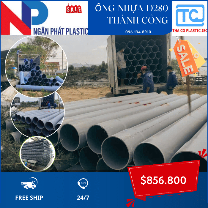 Ống Nhựa PVC 280 Thành Công Ống Nhựa PVC 280 Thành Công