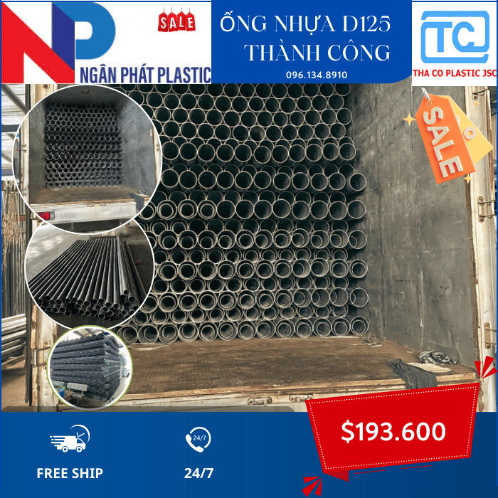 Ống Nhựa PVC 125 Thành Công Ống Nhựa PVC 125 Thành Công