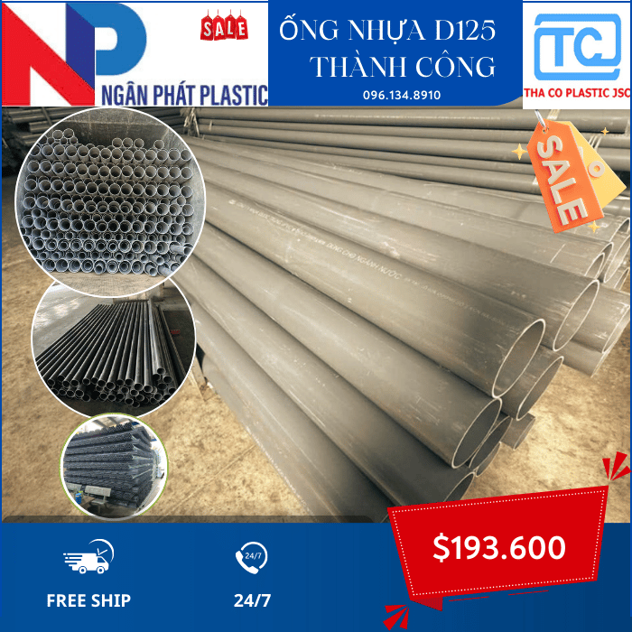 Ống Nhựa PVC 125 Thành Công Ống Nhựa PVC 125 Thành Công