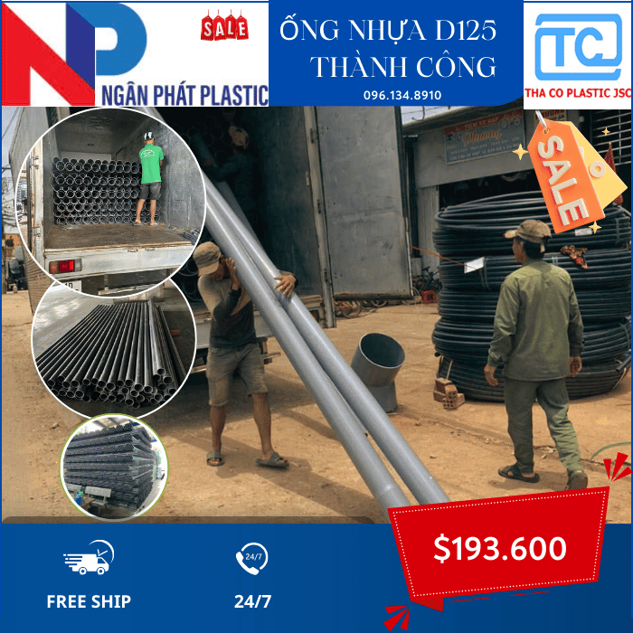 Ống Nhựa PVC 125 Thành Công Ống Nhựa PVC 125 Thành Công