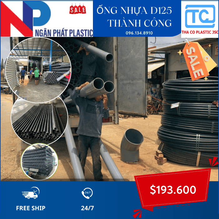 Ống Nhựa PVC 125 Thành Công Ống Nhựa PVC 125 Thành Công