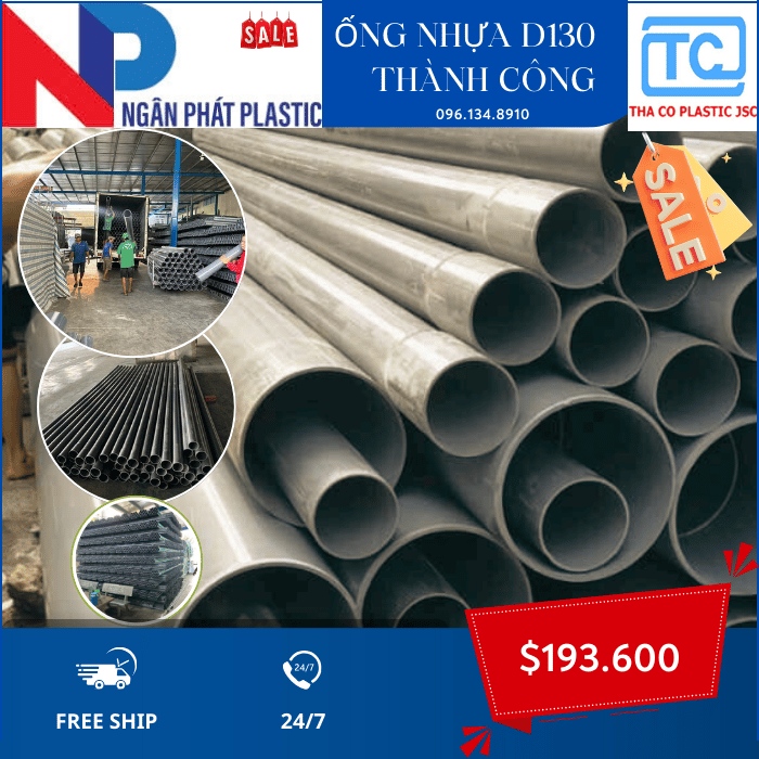 Ống Nhựa PVC 130 Thành Công Ống Nhựa PVC 130 Thành Công