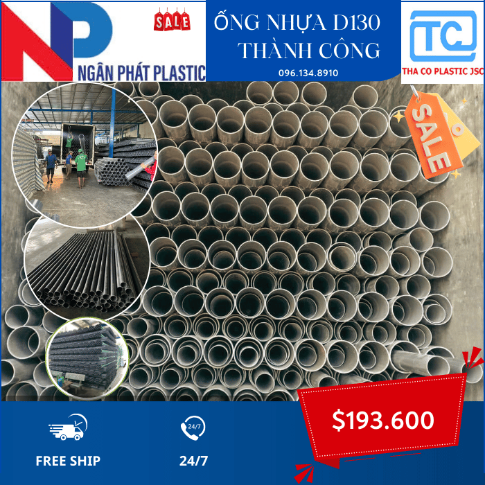 Ống Nhựa PVC 130 Thành Công Ống Nhựa PVC 130 Thành Công