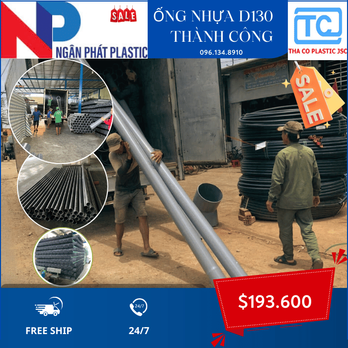 Ống Nhựa PVC 130 Thành Công Ống Nhựa PVC 130 Thành Công