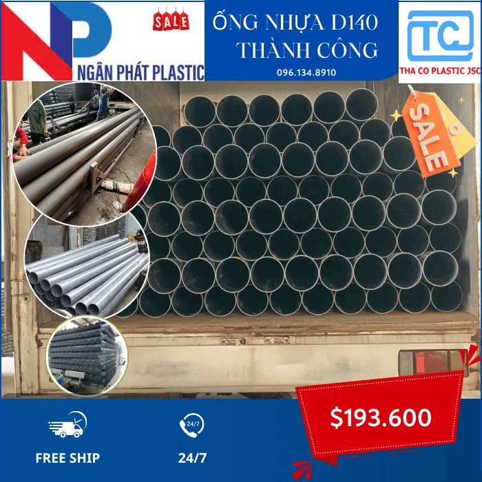 Ống Nhựa PVC 140 Thành Công Ống Nhựa PVC 140 Thành Công