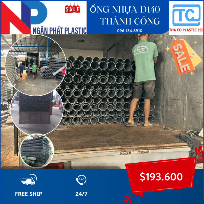Ống Nhựa PVC 140 Thành Công Ống Nhựa PVC 140 Thành Công