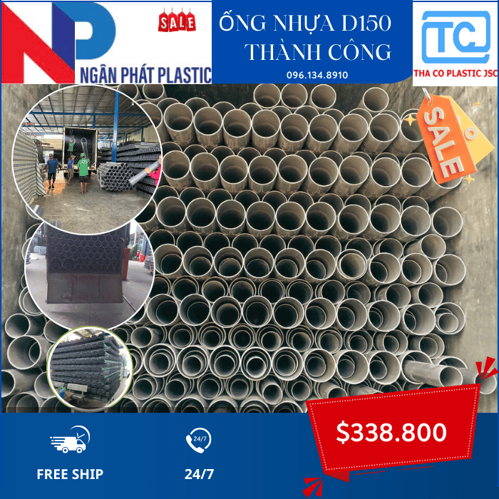 Ống Nhựa PVC 150 Thành Công Ống Nhựa PVC 150 Thành Công