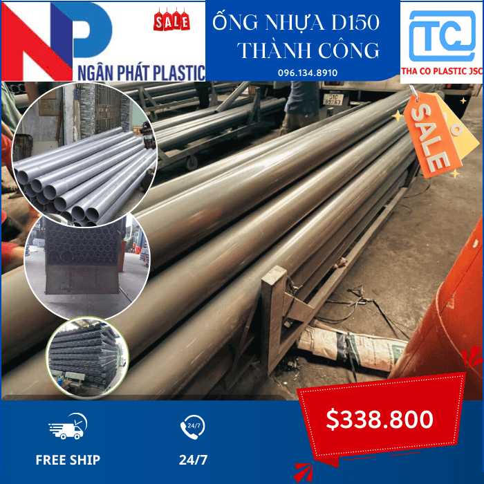 Ống Nhựa PVC 150 Thành Công Ống Nhựa PVC 150 Thành Công