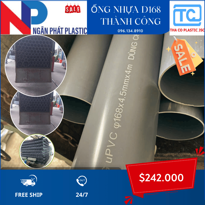 Ống Nhựa PVC 168 Thành Công Ống Nhựa PVC 168 Thành Công
