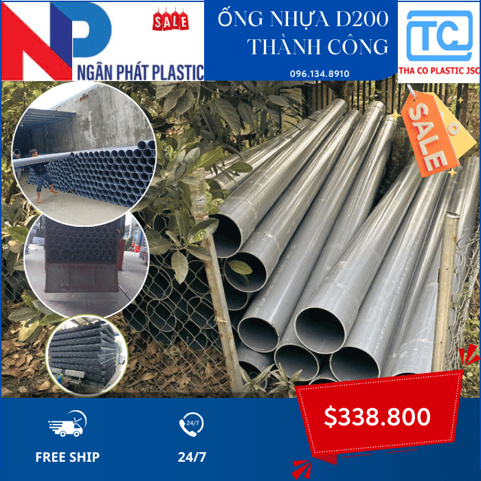 Ống Nhựa PVC 200 Thành Công Ống Nhựa PVC 200 Thành Công