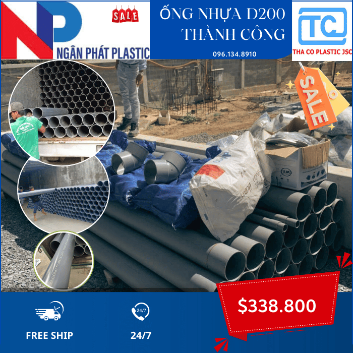 Ống Nhựa PVC 200 Thành Công Ống Nhựa PVC 200 Thành Công