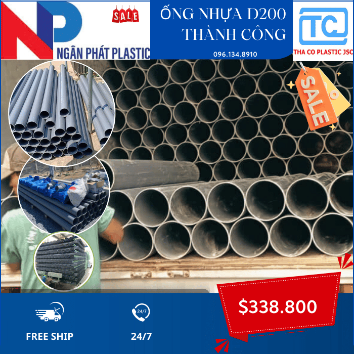 Ống Nhựa PVC 200 Thành Công Ống Nhựa PVC 200 Thành Công