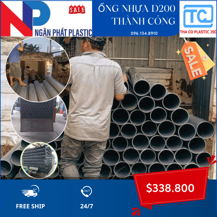 Ống Nhựa PVC 200 Thành Công Ống Nhựa PVC 200 Thành Công