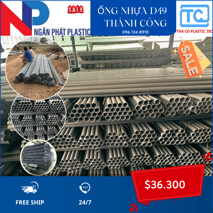 Ống Nhựa PVC 49 Thành Công Ống Nhựa PVC 49 Thành Công
