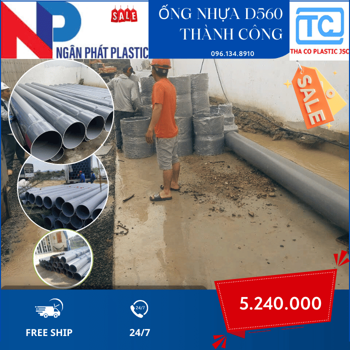 Ống Nhựa PVC 560 Thành Công Ống Nhựa PVC 560 Thành Công