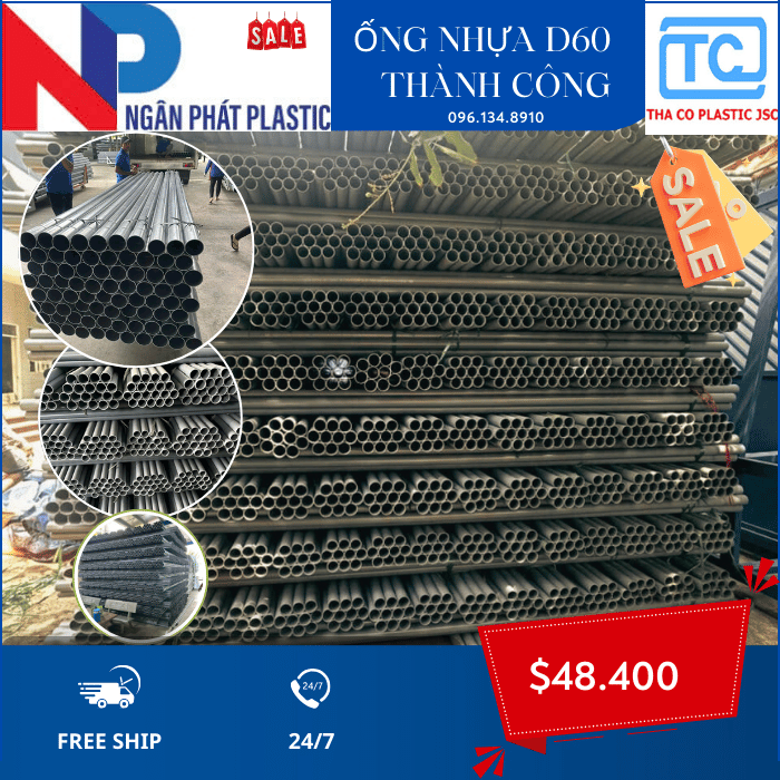 Ống Nhựa PVC 60 Thành Công Ống Nhựa PVC 60 Thành Công