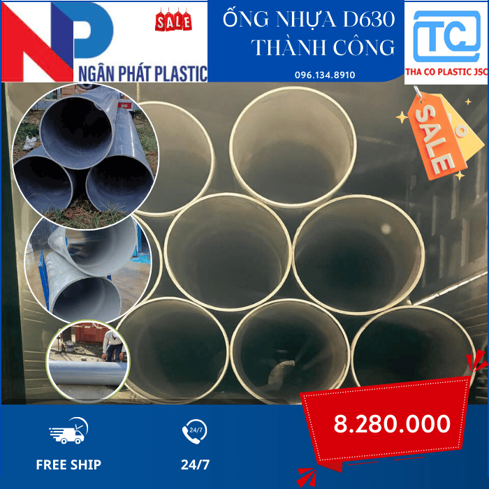 Ống Nhựa PVC 630 Thành Công Ống Nhựa PVC 630 Thành Công