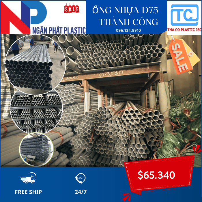 Ống Nhựa PVC 75 Thành Công Ống Nhựa PVC 75 Thành Công