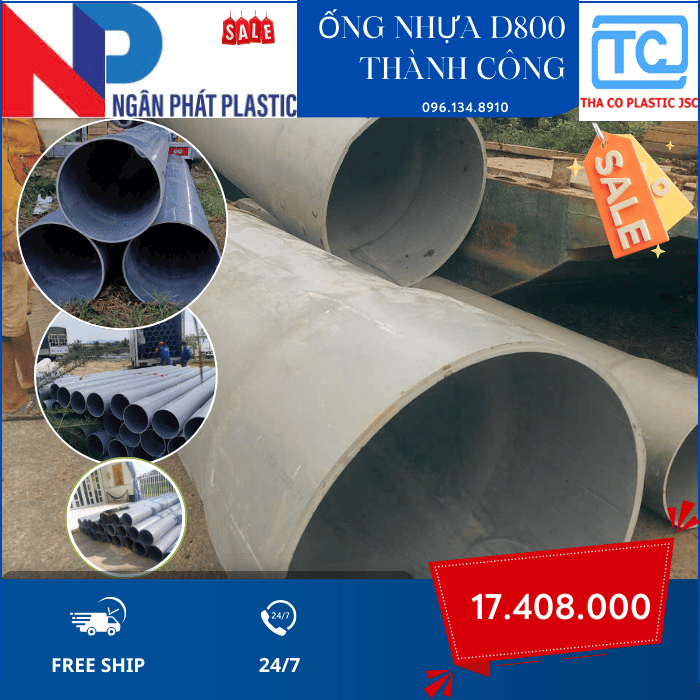 Ống Nhựa PVC 800 Thành Công Ống Nhựa PVC 800 Thành Công