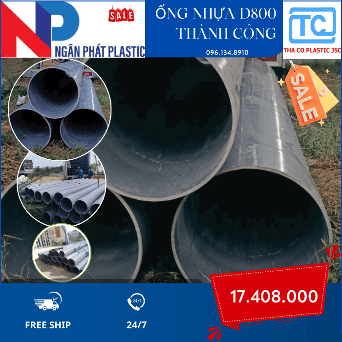 Ống Nhựa PVC 710 Thành Công Ống Nhựa PVC 800 Thành Công