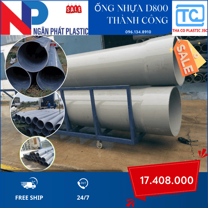 Ống Nhựa PVC 800 Thành Công Ống Nhựa PVC 800 Thành Công