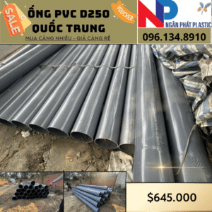 Ống Nhựa PVC D250 Quốc Trung