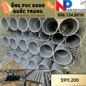 Ống Nhựa PVC D280 Quốc Trung