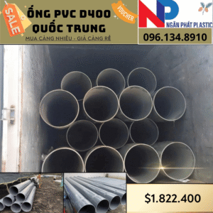 Ống Nhựa PVC D400 Quốc Trung