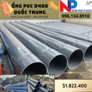 Ống Nhựa PVC D400 Quốc Trung
