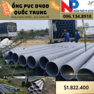 Ống Nhựa PVC D400 Quốc Trung