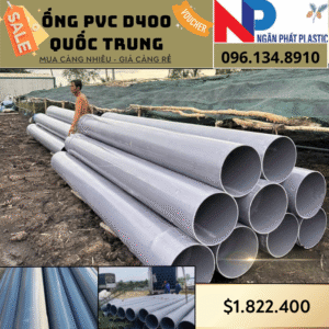 Ống Nhựa PVC D400 Quốc Trung
