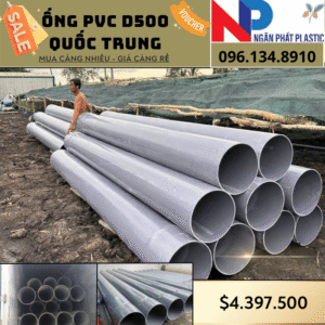 Ống Nhựa PVC D500 Quốc Trung