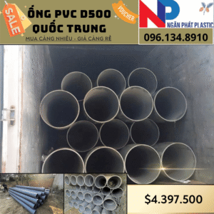 Ống Nhựa PVC D500 Quốc Trung
