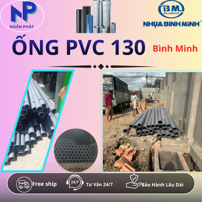 Ống Nhựa D130 Bình Minh Ống Nhựa D130 Bình Minh