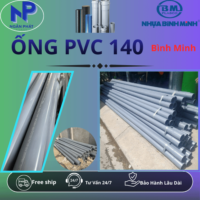Ống Nhựa D140 Bình Minh Ống Nhựa D140 Bình Minh