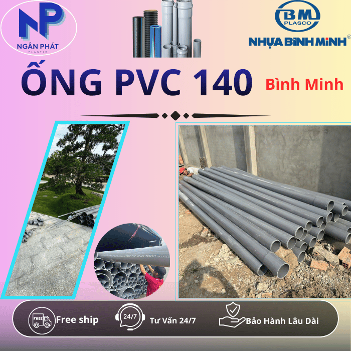 Ống Nhựa D140 Bình Minh Ống Nhựa D140 Bình Minh