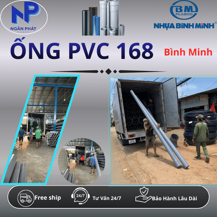 Ống Nhựa D168 Bình Minh Ống Nhựa D168 Bình Minh