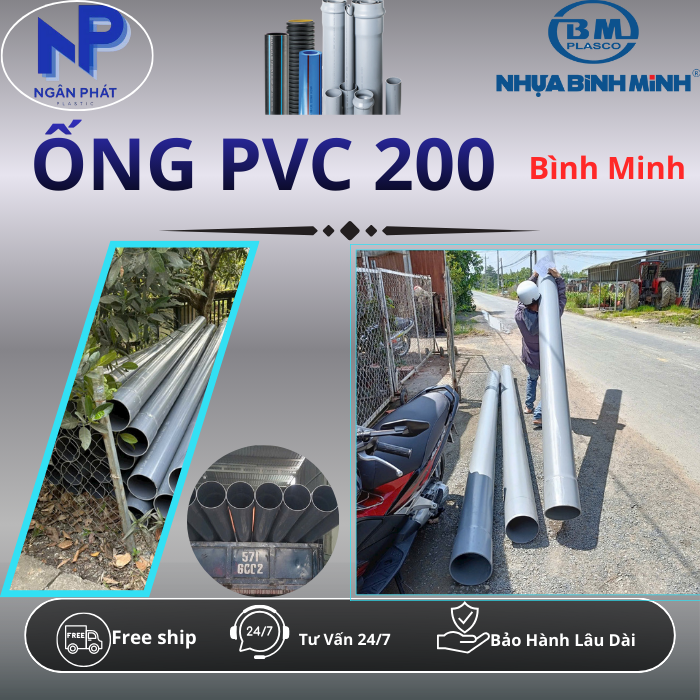 Ống Nhựa D200 Bình Minh Ống Nhựa D200 Bình Minh