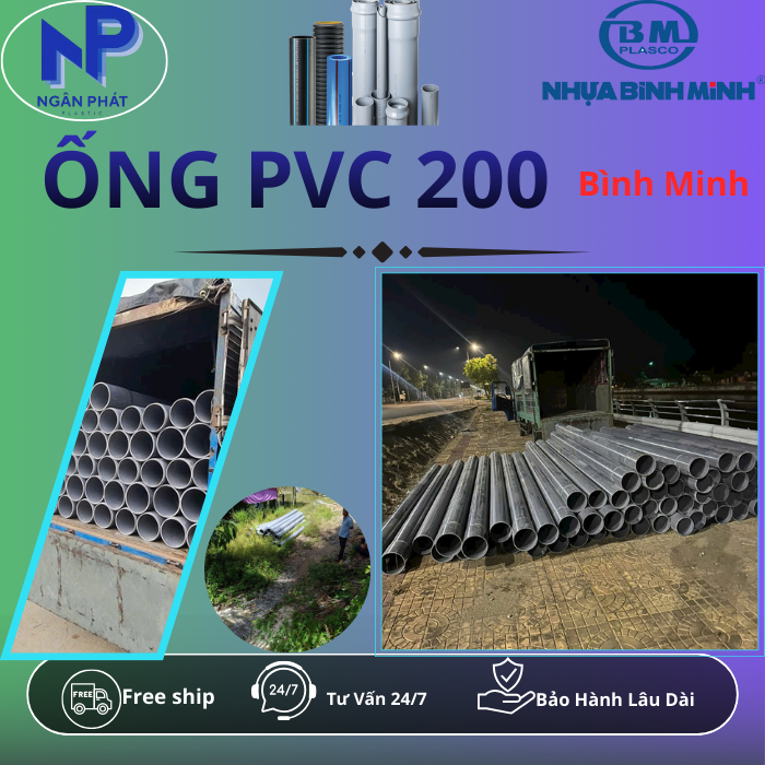 Ống Nhựa D200 Bình Minh Ống Nhựa D200 Bình Minh