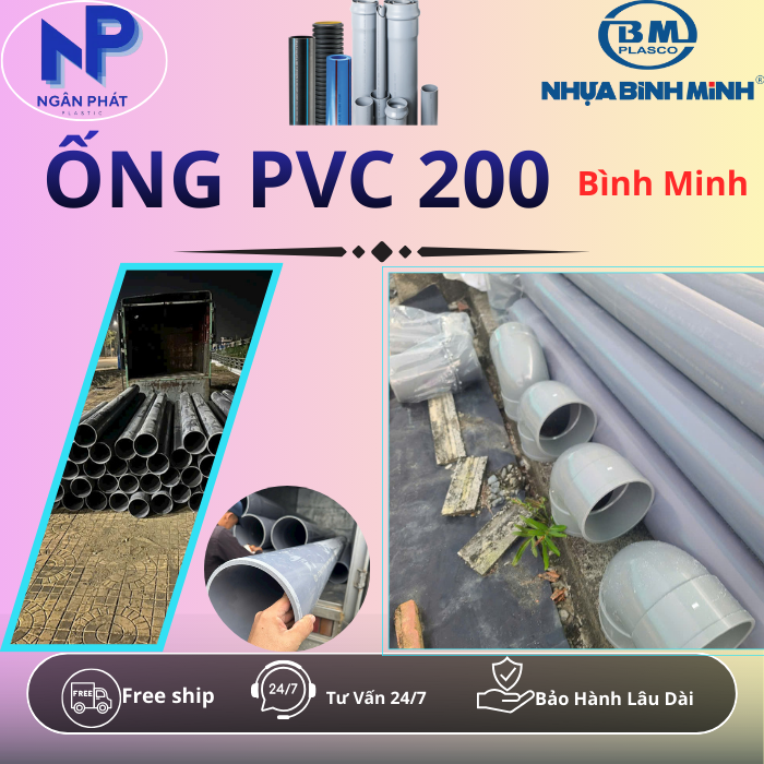 Ống Nhựa D200 Bình Minh Ống Nhựa D200 Bình Minh