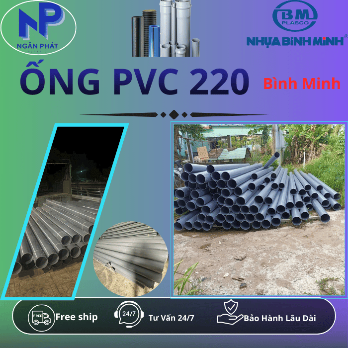 Ống Nhựa D220 Bình Minh Ống Nhựa D220 Bình Minh