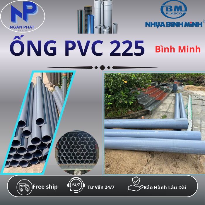 Ống Nhựa D225 Bình Minh Ống Nhựa D225 Bình Minh
