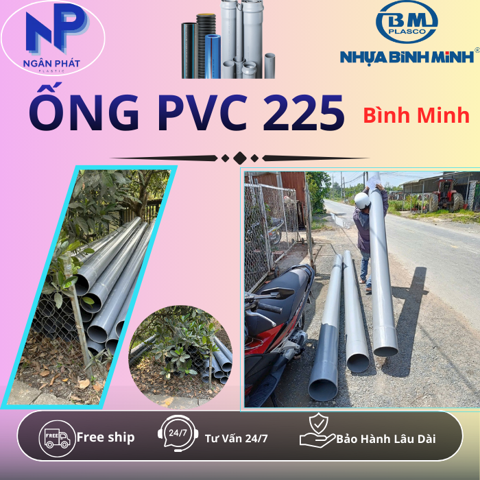 Ống Nhựa D225 Bình Minh Ống Nhựa D225 Bình Minh