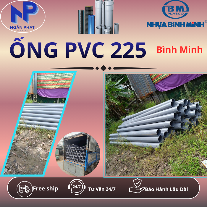 Ống Nhựa D225 Bình Minh Ống Nhựa D225 Bình Minh