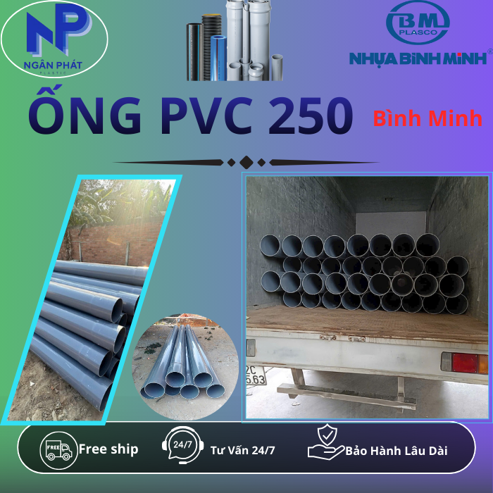Ống Nhựa D250 Bình Minh Ống Nhựa D250 Bình Minh