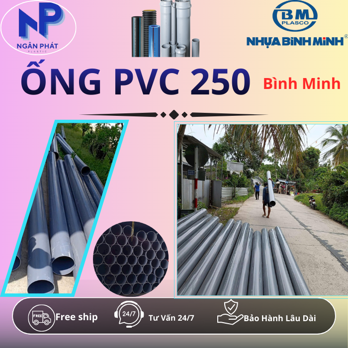 Ống Nhựa D250 Bình Minh Ống Nhựa D250 Bình Minh