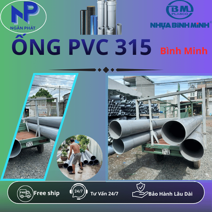 Ống Nhựa D315 Bình Minh Ống Nhựa D315 Bình Minh