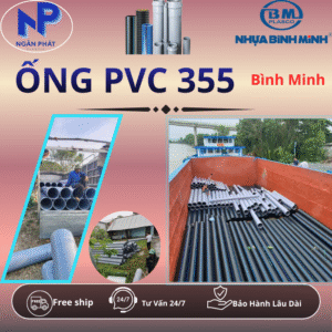 Ống Nhựa D355 Bình Minh