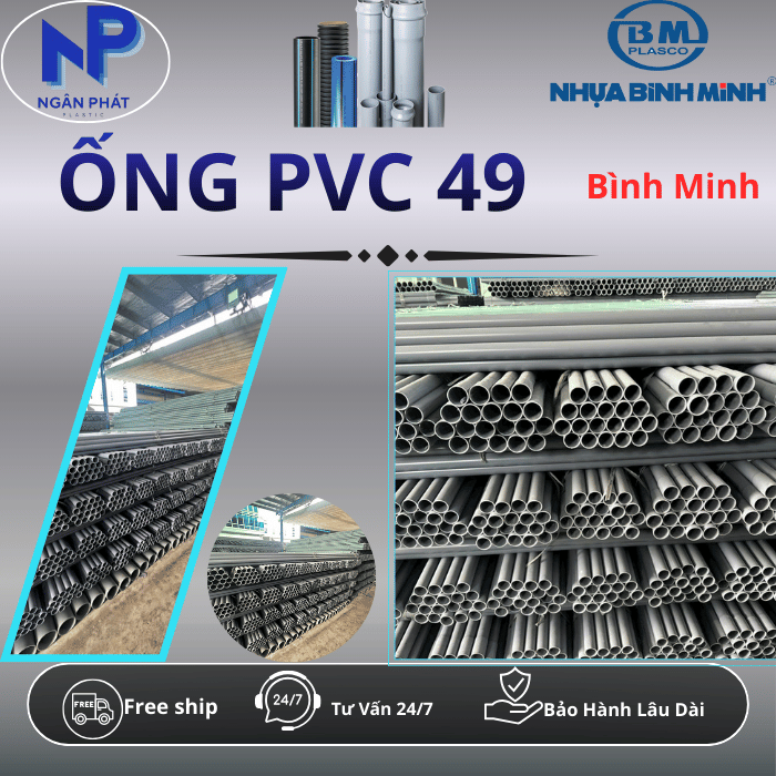 Ống Nhựa D49 Bình Minh Ống Nhựa D49 Bình Minh